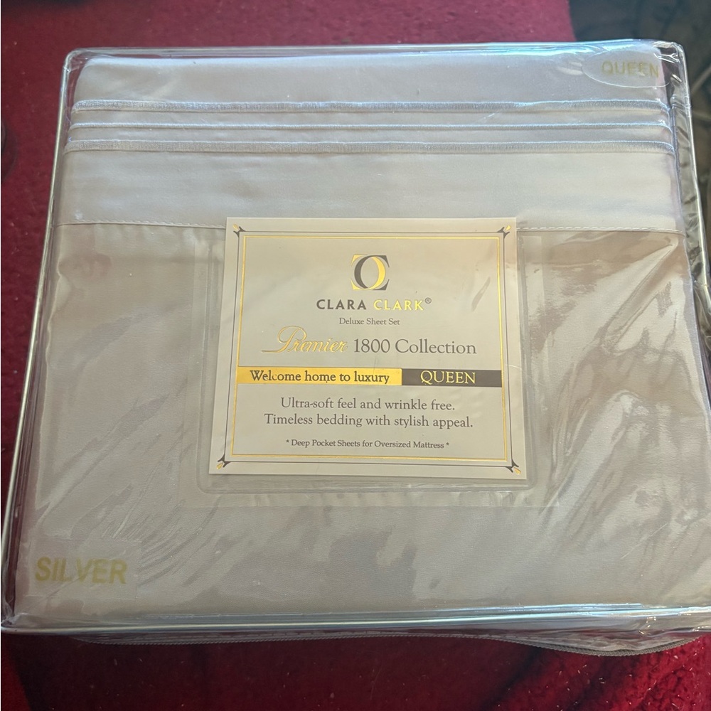 SHEET SET Clara Clark SHEET SET Premier 1800 Queen Sheet Set